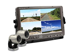 Dakota Micro 9in AHD Quad Monitor and Double EnduraCam Camera Kit DMEC-H9QC2