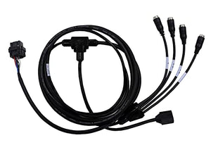 OverView Camera to JD4640 Monitor, Four Camera Video Adapter Cable DMOV-JD4C